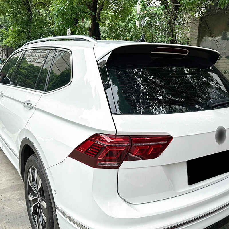 AutoStyle Set achterruit side-spoilers passend voor Volkswagen Tiguan II R-Line Facelift 2020-2024 incl. Allspace (ABS Glanzend zwart)