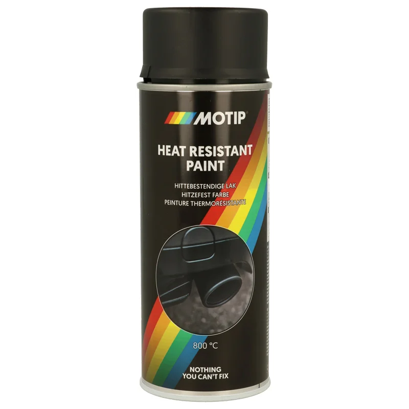 Motip Hittebestendige Lak - Zwart - 400ml