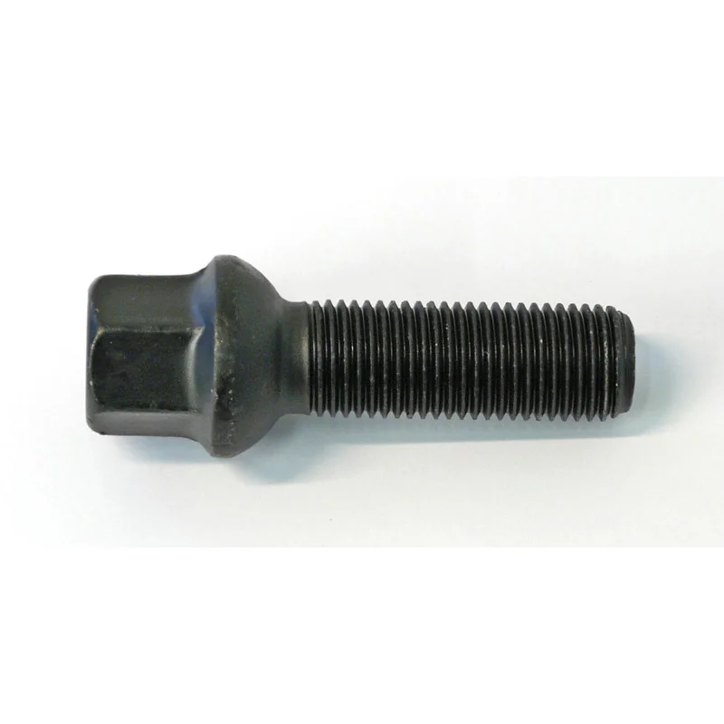 H&R Wielbout bolkonisch R13 M14x1.50 - Lengte 43mm - Zwart (bv. passend voor VAG)