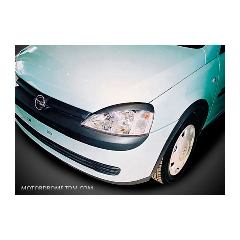 Motordrome Koplampspoilers passend voor Opel Corsa C 2000-2006 (ABS)