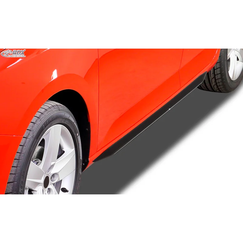 RDX Sideskirts ‘Slim’ passend voor Skoda Octavia I Sedan/Kombi (1U) Facelift 2000-2004 (ABS zwart glanzend)