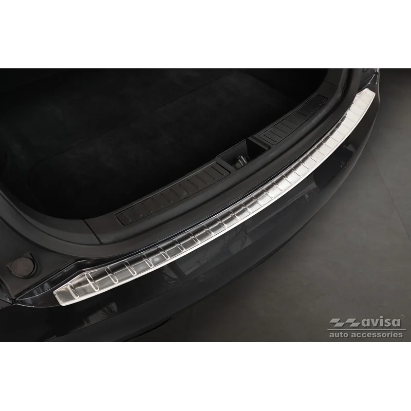 Avisa RVS Achterbumperprotector passend voor Tesla Model S 2012- - Zilver