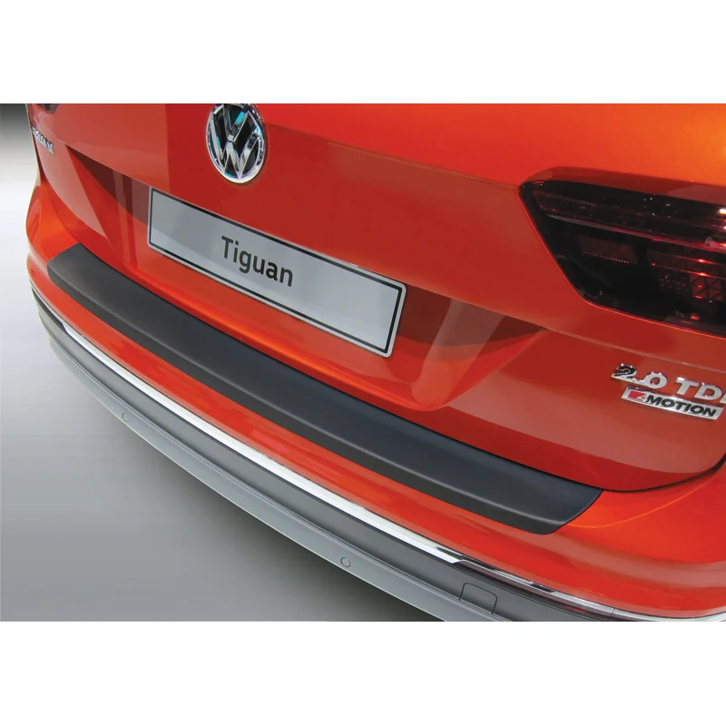 RGM ABS Achterbumper beschermlijst passend voor Volkswagen Tiguan 4/2016- Zwart