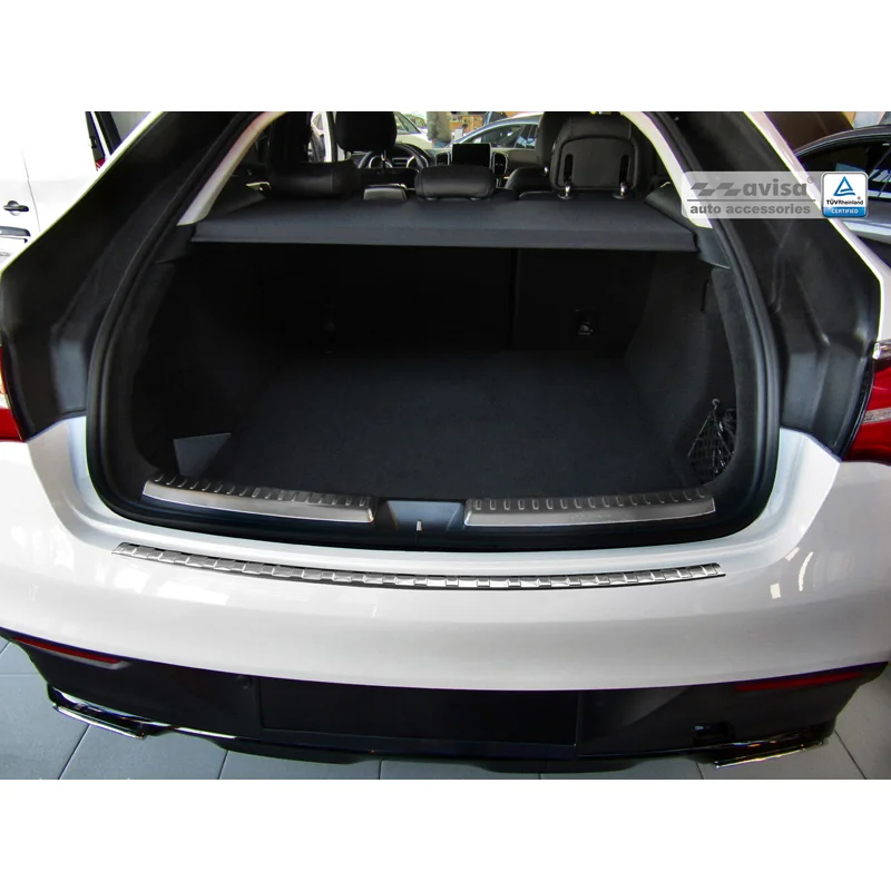 Avisa RVS Achterbumperprotector passend voor Mercedes GLE Coupe 2015- - Zilver