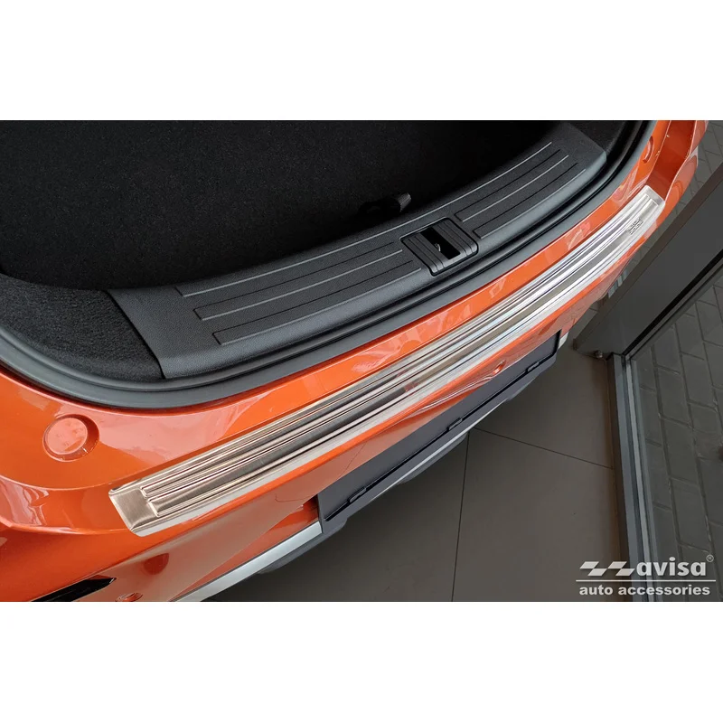 Avisa RVS Achterbumperprotector passend voor MG ZS FL 2019-2024 - Zilver