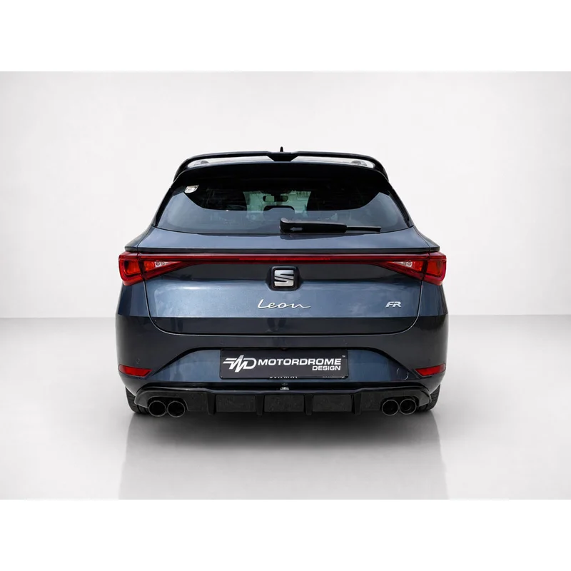 Motordrome Achterbumperdiffuser passend voor Seat Leon IV (KL8) Sportstourer FR 2020- (ABS)