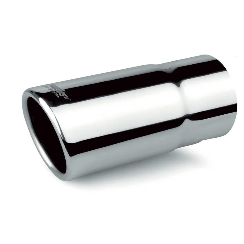 Simoni Racing Uitlaatsierstuk Rond/Schuin RVS - Ø65xL145mm - Montage ->34-57mm