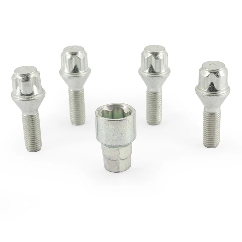 H&R Wielslotenset M12x1.50x30mm konisch – 4 slotbouten incl. adapter