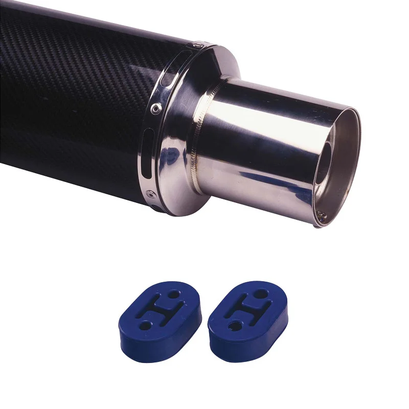 AutoStyle Set universele uitlaatrubbers - zwart - 2x9mm - set à 2 stuks
