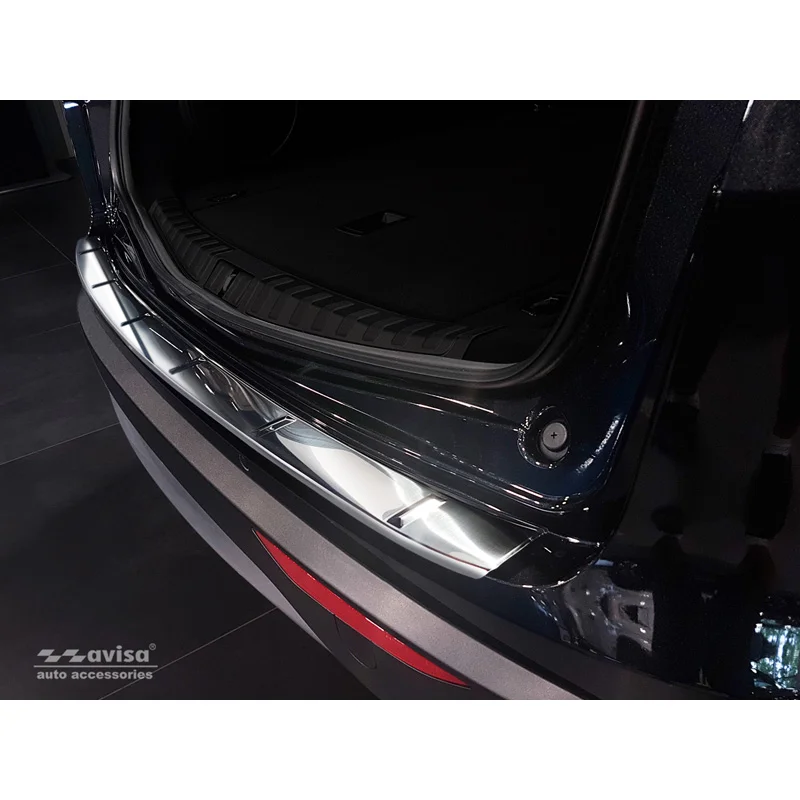 Avisa RVS Achterbumperprotector passend voor Alfa Romeo Stelvio 2017- & FL 2020- - Zilver