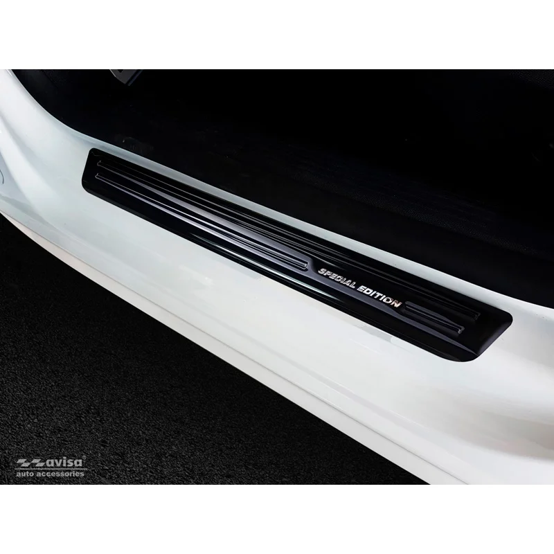 Avisa Zwart RVS Instaplijsten passend voor Peugeot 508 II Sedan/SW 2019- 'Special Edition' - 4-delig