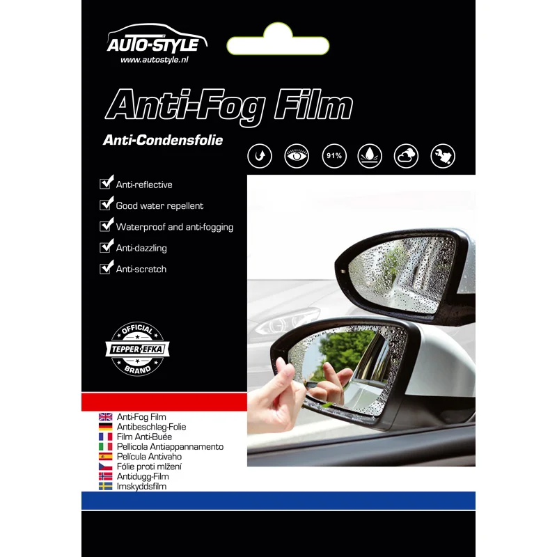 AutoStyle Anti-Condensfolie – Transparant – Ovaal – 2-delige set