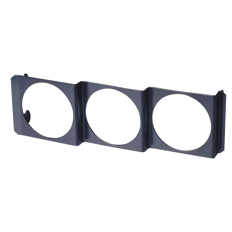 AutoStyle Performance-instrument DIN paneel metaal voor 3x52 mm instrumenten zwart
