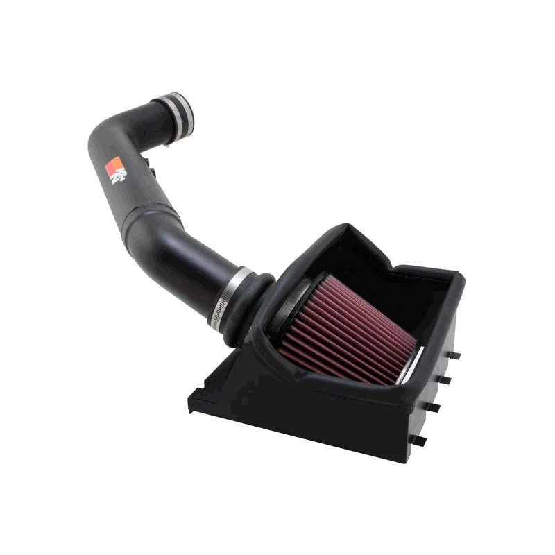 K&N High Performance Air Intake Kit passend voor Ford F250/F350 Super Duty 6.2L V8 2011-2016 - Zwart (77-2582)
