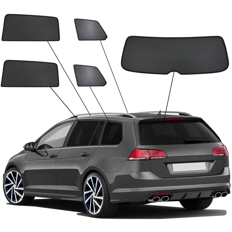 SunClip Zicht- & Zonwering passend voor Volkswagen Golf VII Variant 2013-2020