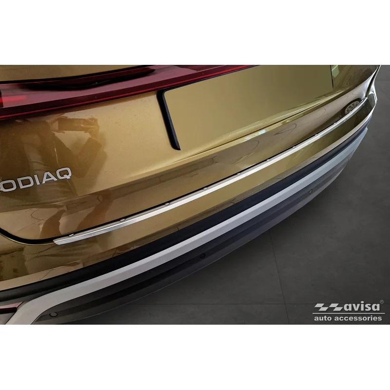 Avisa RVS Achterbumperprotector passend voor Skoda Kodiaq II (PS7) 2024- - Zilver