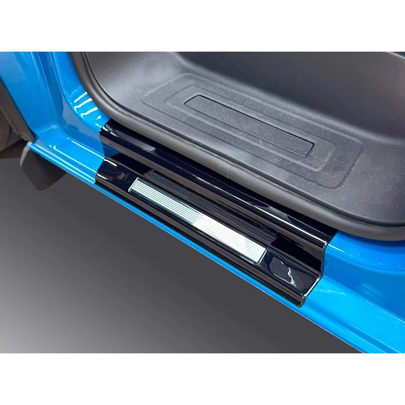 RGM Instaplijsten passend voor Ford Transit Custom / Tourneo Custom 2023- & Volkswagen Transporter T7 2024- – set à 2 stuks (ABS & Roestvrij staal)