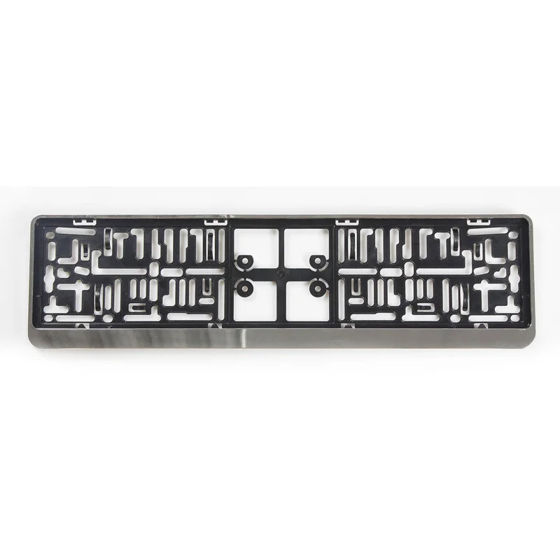AutoStyle Kunststof kentekenplaathouder 'Click' 52x11cm Chroom