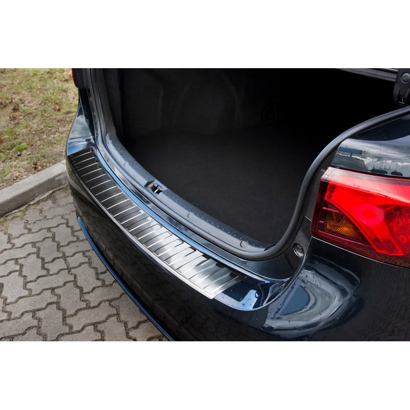 Avisa RVS Achterbumperprotector passend voor Toyota Avensis III Sedan Facelift 2015- - Zilver