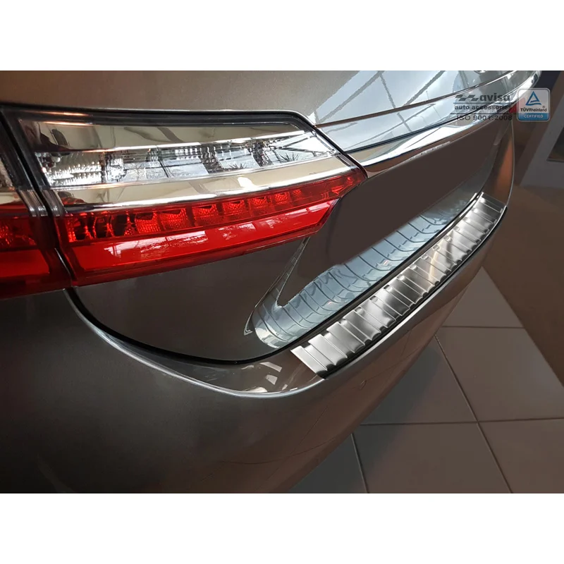 Avisa RVS Achterbumperprotector passend voor Toyota Corolla XI E16 Facelift 2016- - Zilver