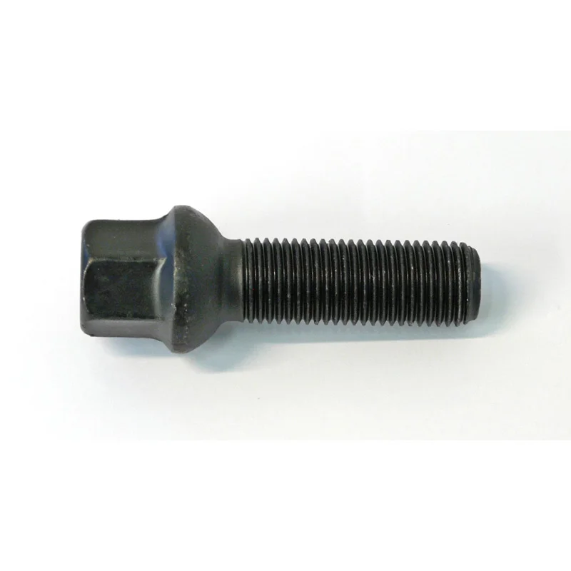 H&R Wielbout bolkonisch R13 M14x1.50 - Lengte 47mm - Zwart (bv. passend voor VAG)