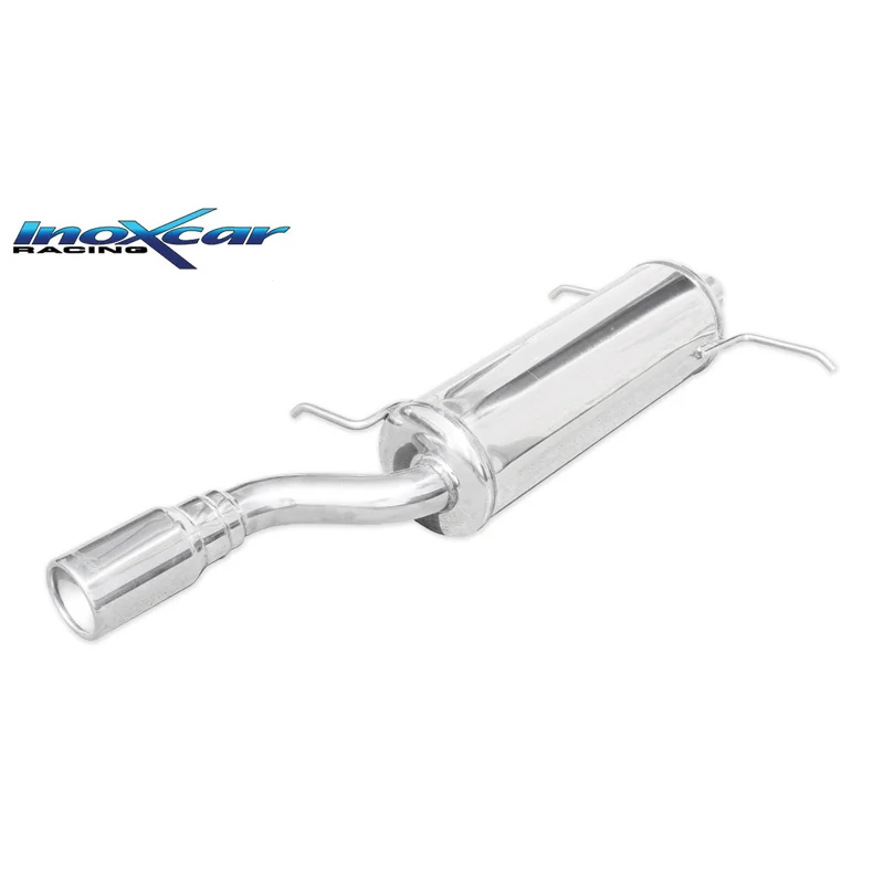 InoXcar 100% RVS Sportuitlaat passend voor Volkswagen Golf I Cabrio 90/98/112pk -1984 1x80mm