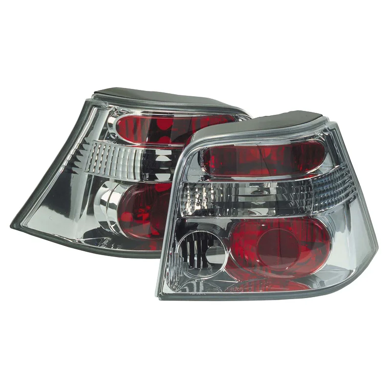 AutoStyle Set Achterlichten passend voor Volkswagen Golf IV 1998-2003 excl. Variant - Chroom
