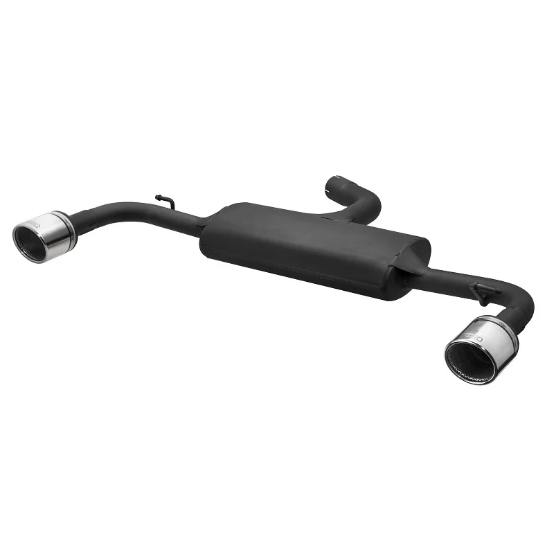 Ulter Sport Dubbele Sportuitlaat passend voor Volkswagen Golf VII HB 3/5-deurs 1.4 TSi 90/103kW 2012- - 1x 90mm GTi-Look