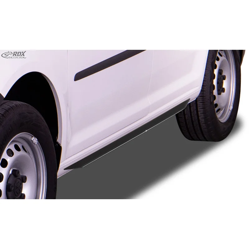 RDX Sideskirts passend voor Volkswagen Caddy 2K 2004-2020 ‘Slim’ (ABS)
