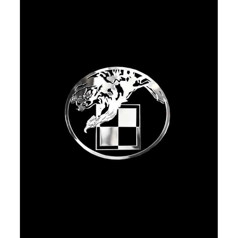 Avisa Nikkel Sticker 'Chequer with an eagle' - 50x55mm