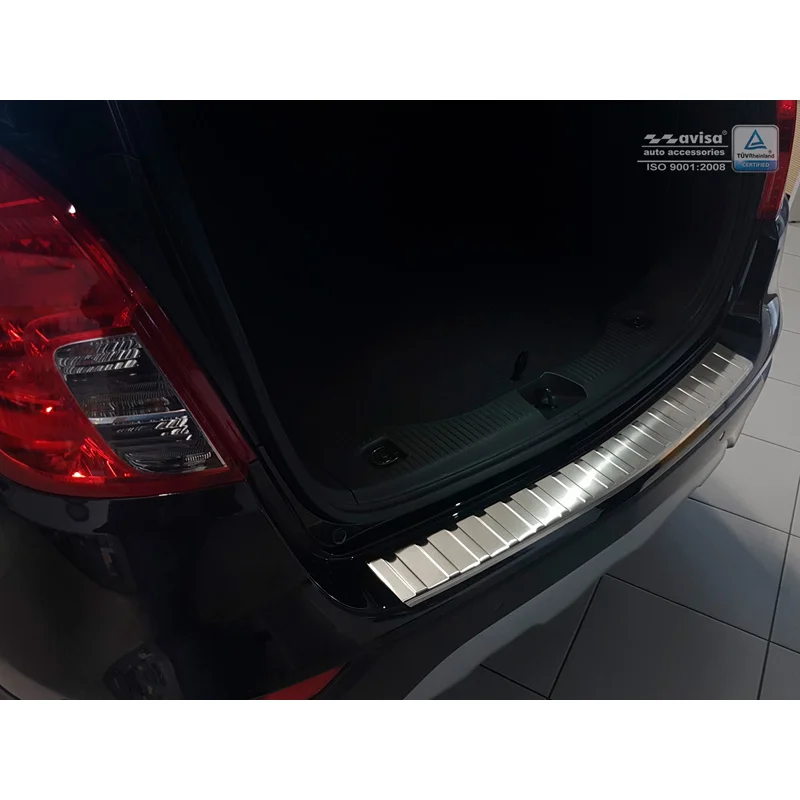 Avisa RVS Achterbumperprotector passend voor Opel Mokka X 2016- - Zilver