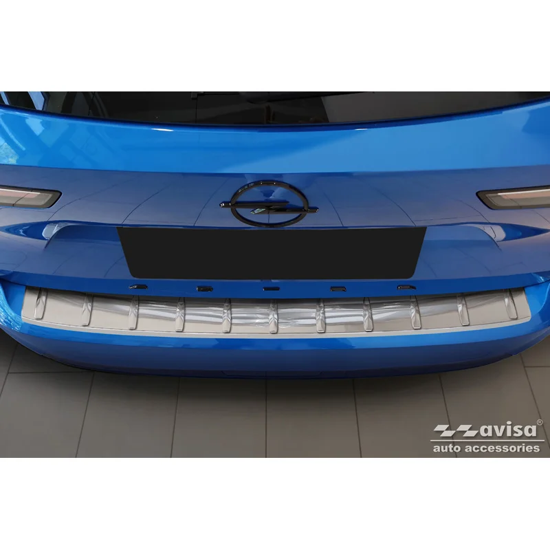 Avisa RVS Achterbumperprotector passend voor Opel Astra L Sportstourer 2022- - Zilver