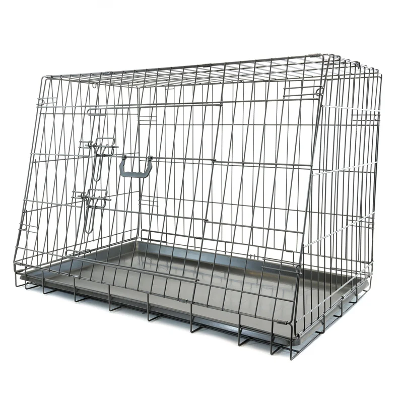Streetwize Opvouwbare Schuine Hondenbench - Medium - 76x56x54cm