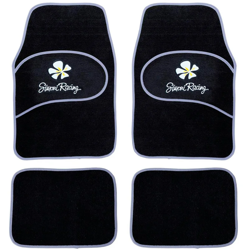 Simoni Racing Universele Automatten Daisy – Zwart/Grijs – 4 stuks
