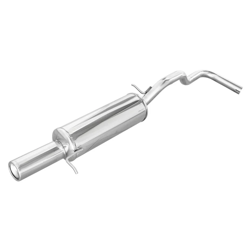 InoXcar 100% RVS Sportuitlaat passend voor Seat Ibiza 6K 2.0 GTi 16v (150pk) 1997- 80mm