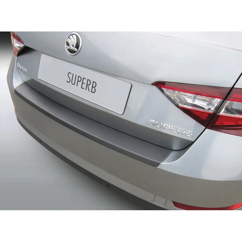 RGM ABS Achterbumper beschermlijst passend voor Skoda Superb III Sedan 5/2015- Zwart
