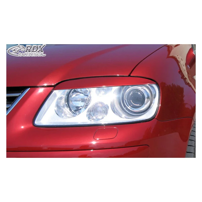 RDX Koplampspoilers passend voor Volkswagen Touran 1T 2003-2006 & Caddy 2004-2010 (ABS)