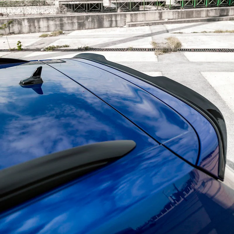 Oneway Dakspoiler (Cap) passend voor Volkswagen Tiguan II R/R Line Facelift 2020-2024 – Glanzend zwart