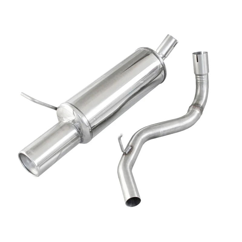 InoXcar 100% RVS Sportuitlaat passend voor Volkswagen Golf IV 2.0 8v (116pk) 1998- 102mm
