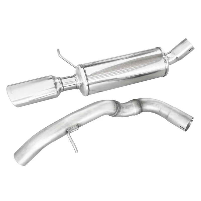 InoXcar 100% RVS Sportuitlaat passend voor Seat Leon 1M Cupra/Cupra R 2002- 120x80mm