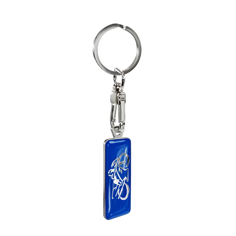Avisa RVS sleutelhanger - 'Moto' Blauw