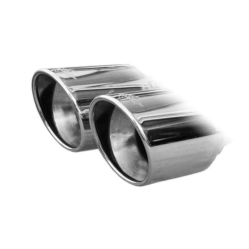 InoXcar 100% RVS Sportuitlaat passend voor Volkswagen Golf VI 2.0TDi GTD (170pk) 2009- 2x80mm X-Race