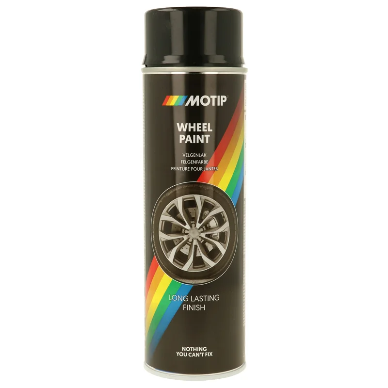 Motip Velgenlak - Zwart glans - 500ml