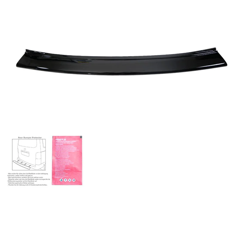Oneway Achterbumper beschermlijst passend voor Volkswagen Transporter T5.1 2010-2015 – Glanzend zwart
