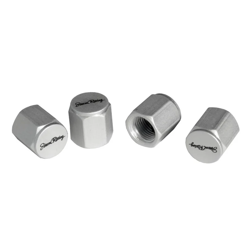 Simoni Racing Ventielkapjes Arcade - Wit - 4 stuks