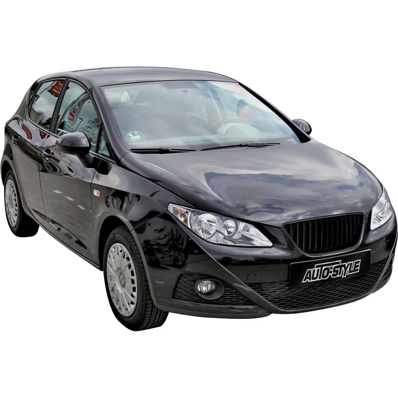 AutoStyle Embleemloze Grille passend voor Seat Ibiza 6J 3/5-deurs 2008- excl. Facelift
