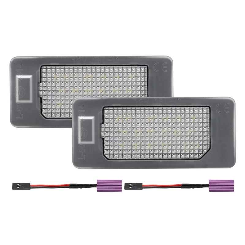 AutoStyle Set LED Nummerplaatverlichting passend voor Seat Ibiza 6J / Ibiza ST / Alhambra / Ateca