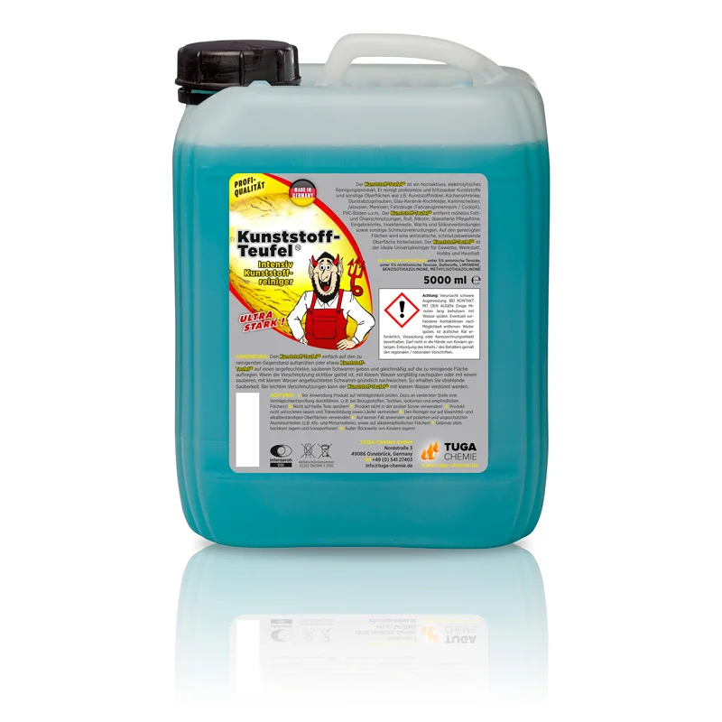 Tuga Chemie Kunststoff-Teufel Universele Kunststofreiniger - Blauw - 5000ml