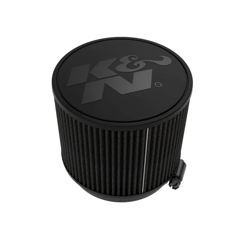 K&N Universeel Dryflow Zwart Luchtfilter Rond 152mm aansluiting, 191mm diameter, 152mm hoogte (RU-3123HBK)