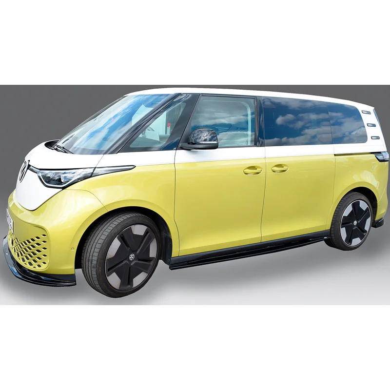 RGM Set Sideskirts passend voor Volkswagen ID. Buzz & ID. Buzz Cargo 2022- – Glanzend Zwart (ABS)